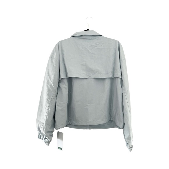 NWT LACOSTE x Bandier Full-Zip Windbreaker Jacket Phoenix Blue Sz L - Picture 4 of 7